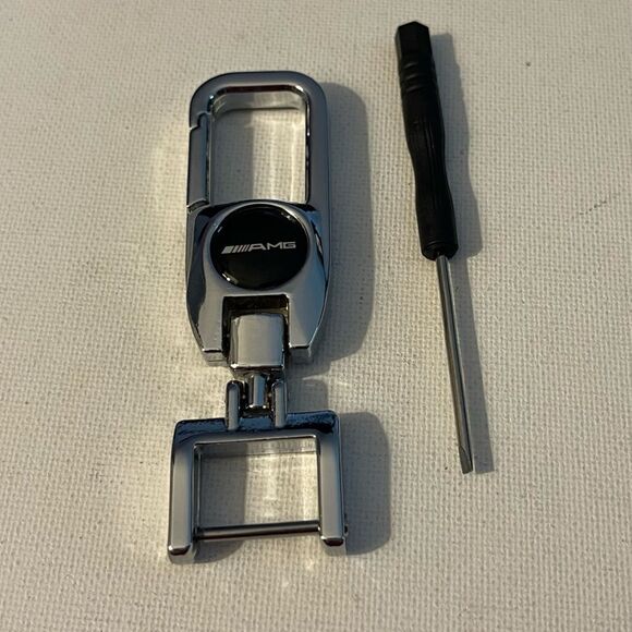 Other - AMG Logo Key Fob Keychain in Metal NWT